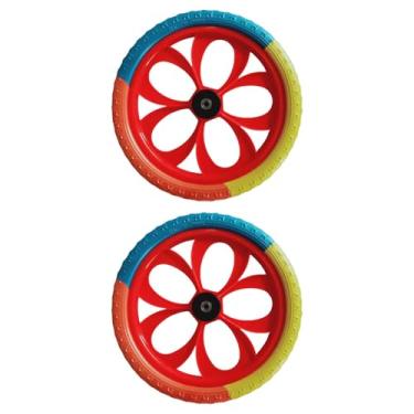 Imagem de RNXRZANK 2x Acessórios de Roda de Substituição para Bicicleta de Equilíbrio Não Infláveis ​​Rodas de Bicicleta de Equilíbrio para Crianças, Diâmetro 40cm
