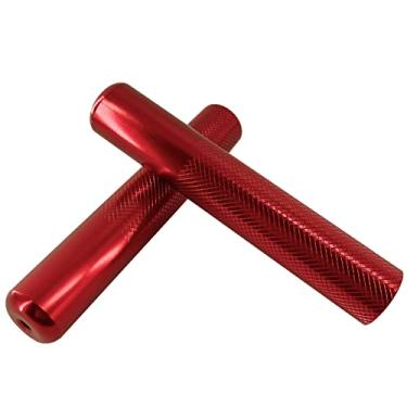 Imagem de Aluminum Peg Board Climbing Holds for Crossfit, Body Building, Grip/Core Strength & Endurance Training (2-Pack, Red)