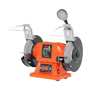Imagem de Bothyi Lixadeira de de 5 polegadas, roda de retificação dupla doméstica com luz de trabalho, ferramenta elétrica de 2950 RPM, mini lixadeira de mesa,