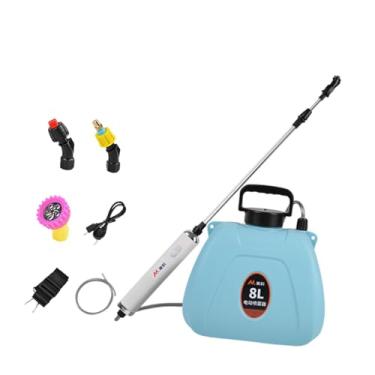 Imagem de IEUDNS Pulverizador elétrico de jardim com cabo recarregável 8L, pulverizador elétrico portátil, potente e leve, com vareta retrátil para limpeza, Use Cerca de 200 Minutos