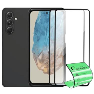 Imagem de Capa Protetora Premium para Samsung Galaxy M35, Preta, com Proteção de Câmera + 2 Películas de Proteção em Cerâmica Nanogel