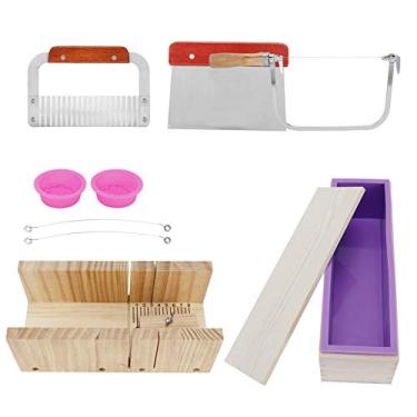Imagem de AYNEFY 9pcs Defina a Ferramenta de Fabricação de Sabão de Cortador de Pão Com Marcas de Escala para Sabão para Amantes de Diy Use Cozinha Use