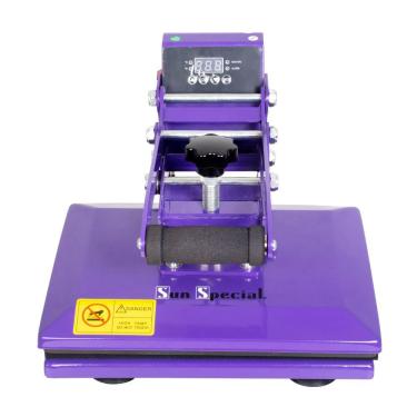 Imagem de Prensa Térmica Plana Roxa SS-ZH-2122 220v - Sun Special