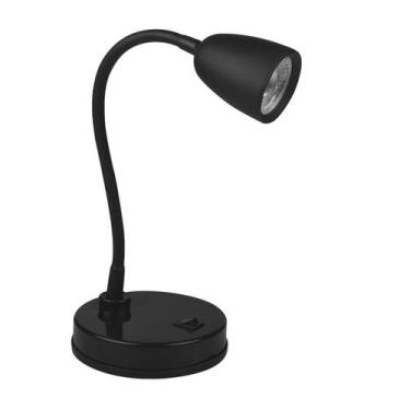 Imagem de Luminaria De Mesa Led Abs 4w 3000k Focus - Yamamura, Preto
