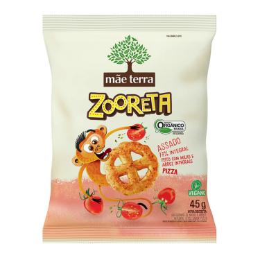 Imagem de Salgadinho Zooreta Mãe Terra Pizza Integral Orgânico 45g