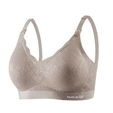 Imagem de Sutia Amamentação Bojo Reforçado Rendado Roupa Maternidade - SOPHIA MO