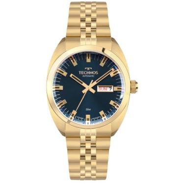 Imagem de Relógio Technos Masculino Automatico Dourado - 8205ON/1A