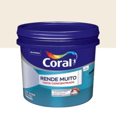 Imagem de Tinta Acrílica Fosca Rende Muito Branco 15l - Coral