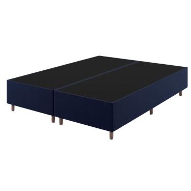 Imagem de Base Box Queen Size Class (38x158x198cm) Turkey Azul - Casa Giulia