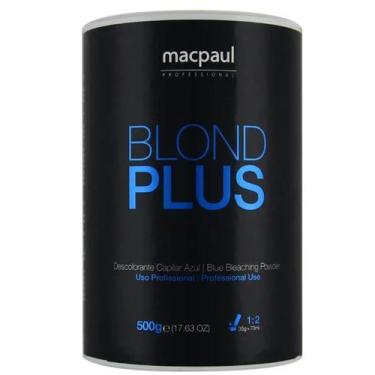 Imagem de Pó Descolorante Capilar Blond Plus Azul Macpaul 500G