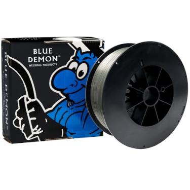 Imagem de Blue Demon E71T-GS x 0,035 x 15 kg MIG/GMAW Fio de soldagem de aço carbono núcleo de fluxo sem gás, todas as posições, fácil remoção de escória, formulado para fornecer soldas de qualidade sem porosidade, raio-X