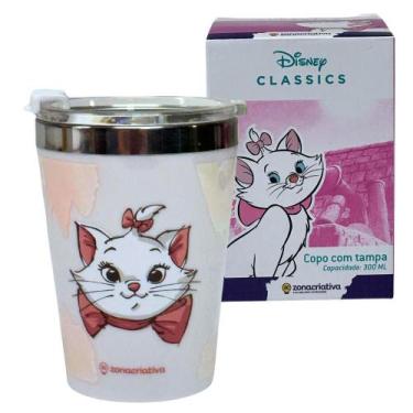 Imagem de Copo Viagem Snap Em Inox 300Ml Gatinha Marie Disney - Zc - Zona Criati