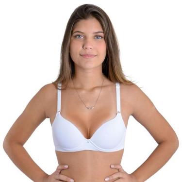 Imagem de Sutiã Meia Taça Com Base Ultrafirmadora Nayane Rodrigues, GG, Branco