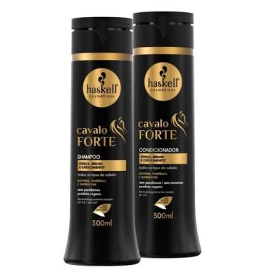 Imagem de Kit Haskell Cavalo Forte Xampu Shampoo Condicionador 300ml