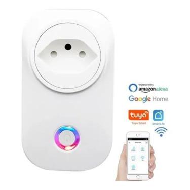 Imagem de Tomada plug inteligente wi-fi sem fio - SMART PLUG