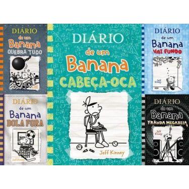 Imagem de Coleção Diário De Um Banana Volume 14 ao 18 - Capa Dura - Autor: Jeff 