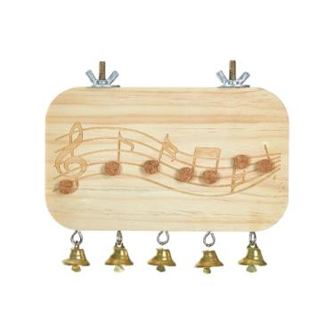 Imagem de Poleiros Para Gaiola | Poleiro De Para Aves Planas Brinquedos De Suporte Para Papagaios - Ginásio de Brincar com Notas Musicais para Tentilhões, Calopsitas, Chinchilas, Agapornis e Pequenos