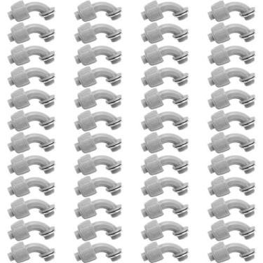 Imagem de Conector de conduíte elétrico com encaixe de PVC de 90 1/2" 48 unidade