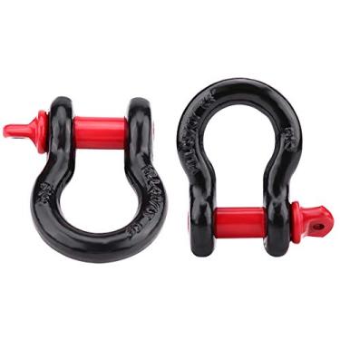 Imagem de Generic 2 Tamanhos Fáceis de Instalar Alvoroço Guincho, Manilha de Mangas, para Reboque de Emergência Gravata para Recuperação de Veículos de Resgate Reboque (4.75t)