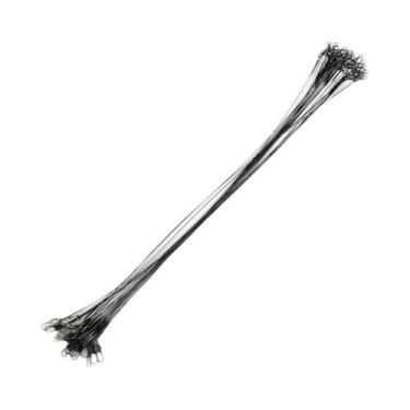 Imagem de Linha de Pesca de Aço Anti-Mordida - 20 Peças (15-30cm) com Giradores,