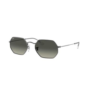 Imagem de Óculos de Sol Ray-Ban Octagonal 0RB3556N 004/71 Tam 53 / Chumbo - Lentes Cinza Gradiente