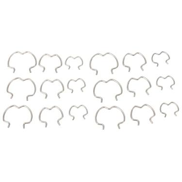 Imagem de Retentor de Linha de Refrigerador de Transmissão de Metal para 800 801 Conector Quick, 18pcs 3 Tamanho Diferente 3/8in 1/2in 5/8in, Feito de Metal Com Funcionalidade e