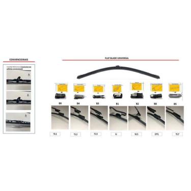 Imagem de Palheta Limpador Para-Brisa Authomix A6/Q3/A3/Cruze/C3/Argo