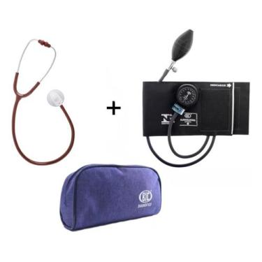 Imagem de Kit Esfigmomanometro + Estetoscopio Standard Bic, Vinho
