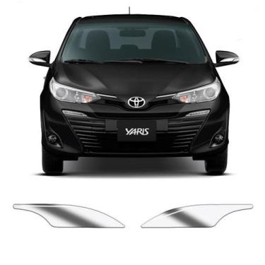 Imagem de Acessório Yaris 2018/2020 Aplique Retrovisor Adesivo Cromado - SPORTIN