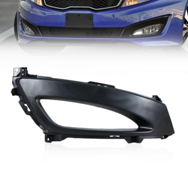 Imagem de JESYMBX Grade de acabamento da moldura da tampa do farol de neblina do para-choque dianteiro para Kia K5 Optima 2011-2013 865522T000 direita