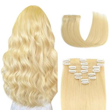 Imagem de Extensões de cabelo Clip in Tebelove 100% Brazilian Remy Hair