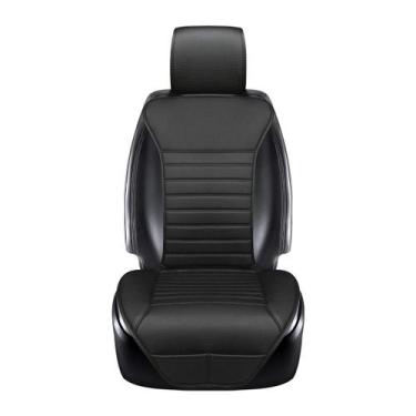 Imagem de Capa de assento de carro EDEALYN Universal PU Leather Black-B