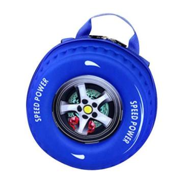 Imagem de Mochila infantil nova bolsa de pneu de carro 3d bolsa de ombro de jard