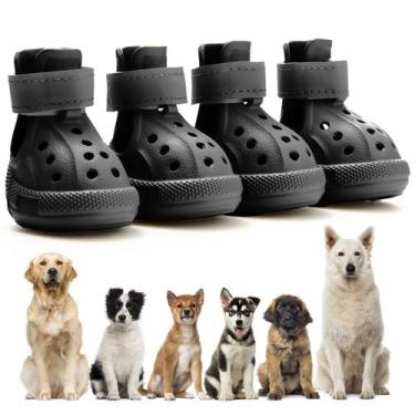Imagem de Sapatos para cães UGRASEA Paw Protector, antiderrapante, impermeável, 