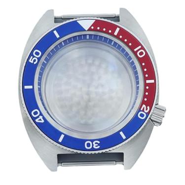 Imagem de FEIYASHI Caixa de relógio moderna de aço inoxidável de 41 mm vidro de safira para movimento NH35 NH34 NH36 peças de relógio modificadas Abalone Skx (para movimento NH35 34 36 38 + anel capítulo azul 4