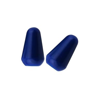 Imagem de DIAO79NI Tampa métrica básica de 3,7 mm para guitarra elétrica estilo Strat/Stratocaster, azul escuro (conjunto de 2)
