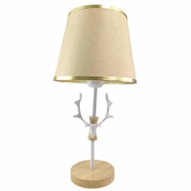 Imagem de Luminaria Abajur Mesa Veado Decorativa Sala Quarto Estudos Recepçao Hotel Decoraçao Pousada Enfeite Iluminaçao