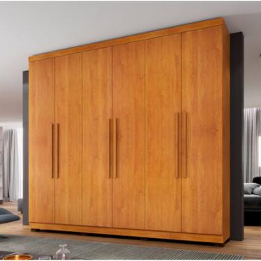 Imagem de Guarda Roupa New Master 6 Portas Benetil Móveis - Cinamomo