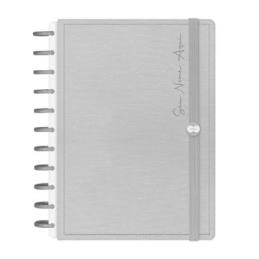 Imagem de Caderno de Disco Inteligente Iscool Personalizado G+ Solid Touch Aço Cinza