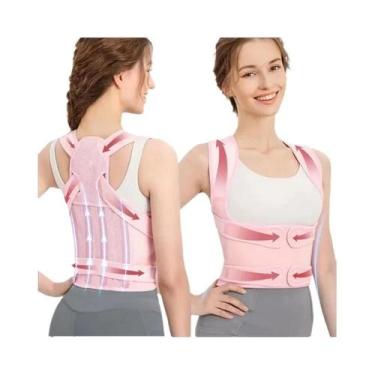 Imagem de Cinta Corretora De Postura Para Adultos, Suporte Para Costas Com Abert