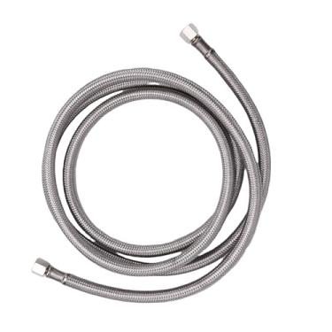 Imagem de YOUTHINK Peças de Congelador e Acessórios Maker Water Line, 1/4 de Polegada, Conector de Mangueira Trançada para Refrigerador a Aço Inoxidável Gelo Gelado na Linha de água (L)