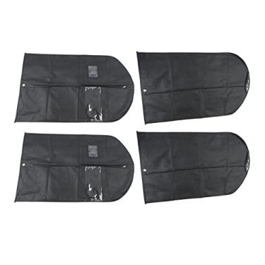 Imagem de Eujgoov Sacos de Vestuário, Pano de Sacola para Armazenamento de Armários Mens Roupas Protetoras Homens Cobrem Janela Transparente, Titular de Cartão de Visita Claro, Espessado Não tecido? (100*60cm)