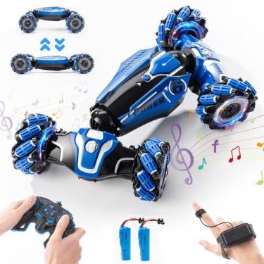 Imagem de RC Stunt Car XAMIMM Gesture Sensing 2,4 GHz 4WD para crianças de 5 a 1