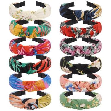 Imagem de Bandanas VELSCRUN para mulheres e meninas, pacote com 12 estampas flor
