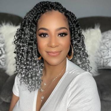 Imagem de Crochet Hair Wodun Goddess Box Braids pré-enroladas 30 cm, 8 unidades
