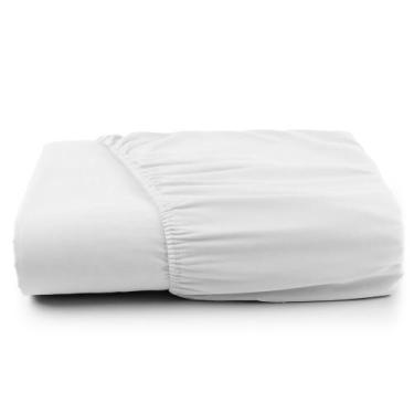 Imagem de Lençol Queen Algodão Sofisticado - Nosso Lar, branco