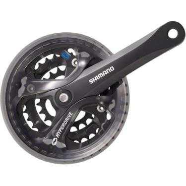Imagem de Shimano Pedaleira híbrida M361 (preto, 170 mm x 42/32/22T)