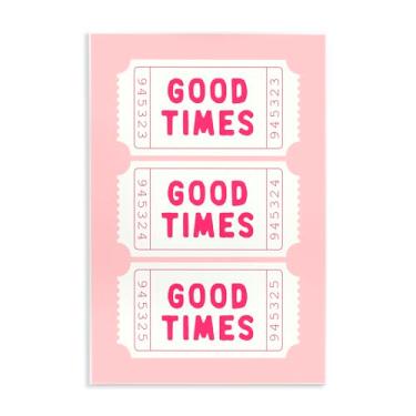 Imagem de Stupell Industries Good Times Ticket Stubs Wall Plaque Art, design por Lettered and Lined, 15 x 10