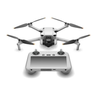 Imagem de Drone DJI Mini 3 (DJI RC) + Fly More Combo Com Tela - DJI033, Cinza