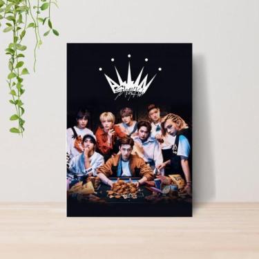 Imagem de Quadro Decorativo Kpop Stray Kids A4  Placa MDF 003 - Lomi Art